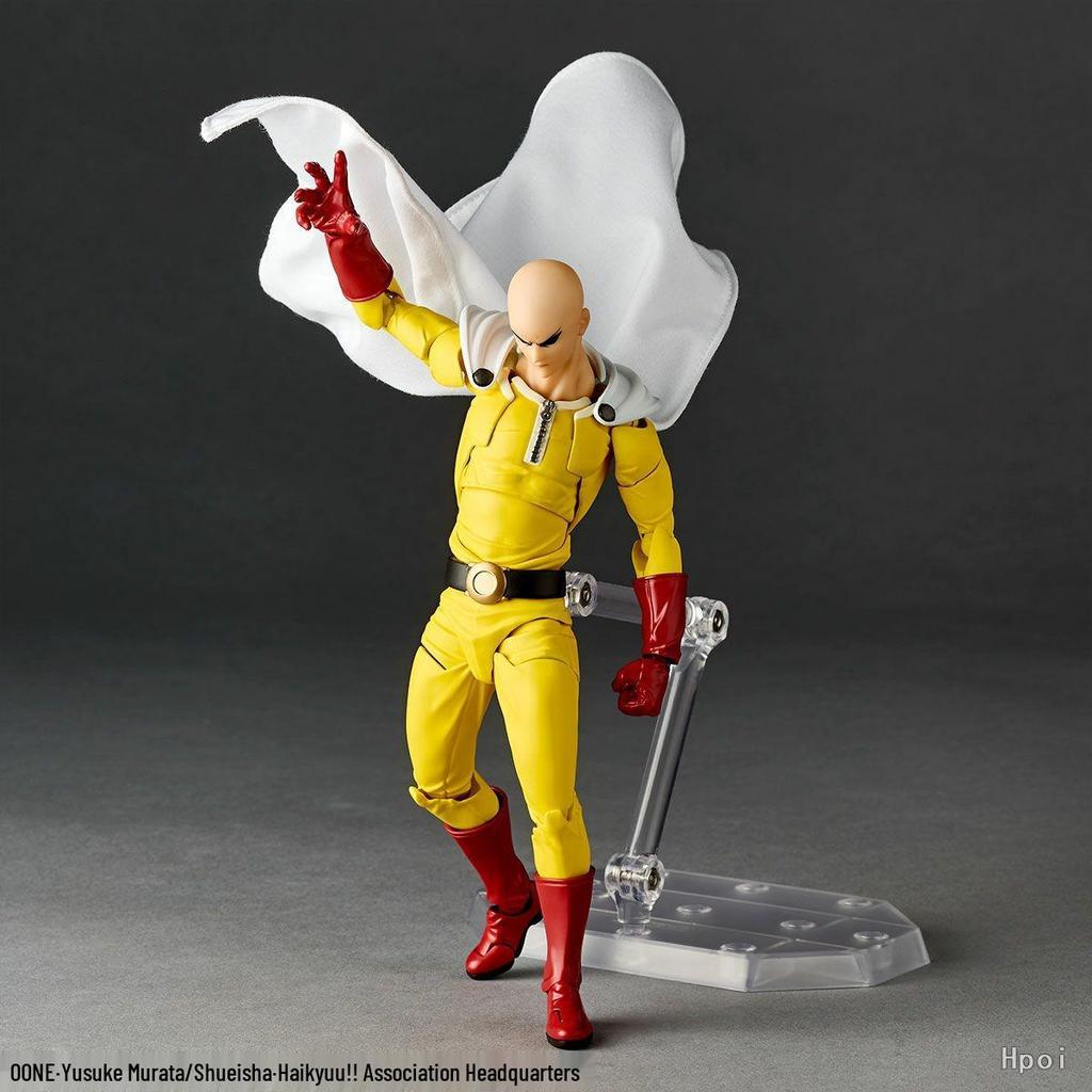 Revoltech One-Punch Man: Satoru "The Bald Cape" Articulated Figure