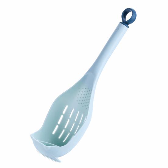 Пластиковый дуршлаг, ложка, портативный полезный кухонный ручной фильтр-совок