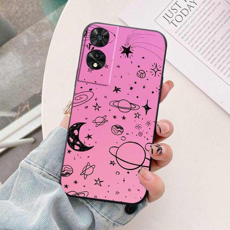 For TCL 50 SE Phone Case astronaut Silicone Camera Protection Back Cover For TCL 50 5G 505 501 503 502 Funda Coque Colorful
