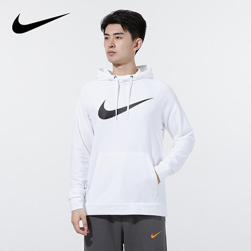 Nike Sweatshirts Men's White Hooded Moderate Regular CZ2426-100