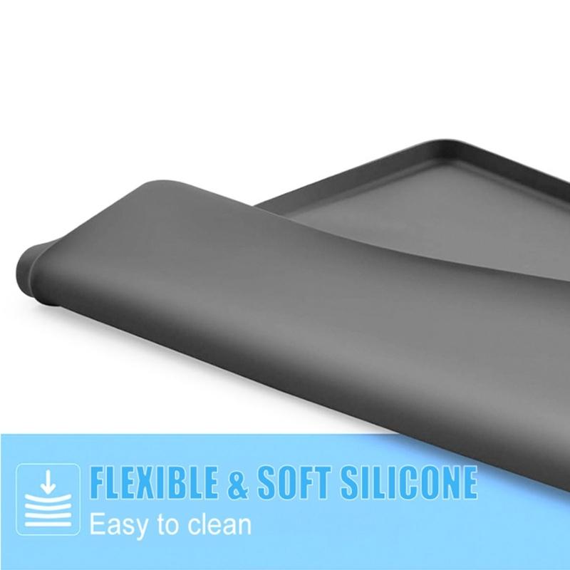 Водонепроницаемый противоскользящий коврик для ванной комнаты, защита пола от стула для унитаза, прочный силикон, легко чистится и перемещается