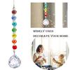 Faux Crystal Suncatcher Hanging Decoration Indoor Outdoor Rainbow Maker Prism Pendant Ornament