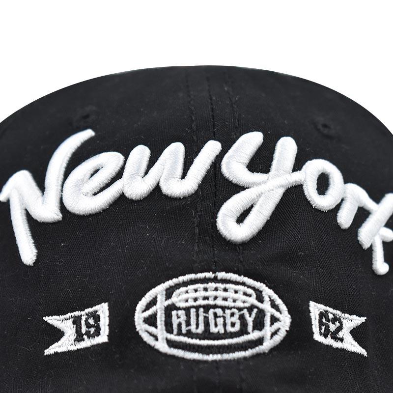 НЬЮ-ЙОРК из старой бейсболки из чистого хлопка с объемной вышивкой и буквами