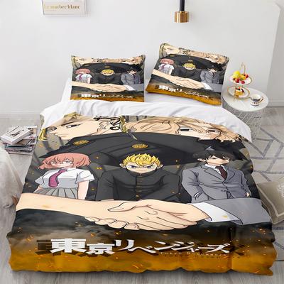 Новый комплект постельного белья Anime Tokyo Revengers Single Twin Full Queen King Size Bed Set Adult Kid Bedroom Duvet cover Sets Home Textiles