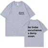 Rapper Danny Ocean Reflexa Letter Print 2026 Harajuku HipHop TShirt Mens Summer Crew Neck Y2K TShirt Unisex Comfortable