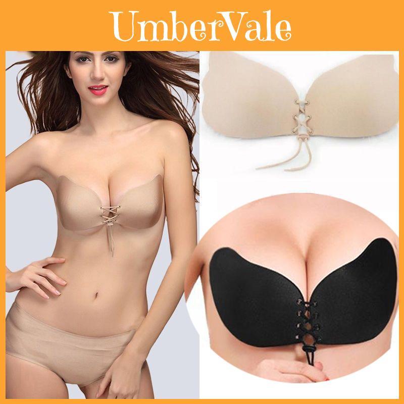 Women Sexy Lingerie Silicone Adhesive Stick On Magical Push Up Invisible Bra For Ultimate Comfort And Support
