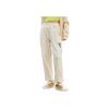 Anta Solid Color Logo Label Drawstring Design Loose Cuff Pants Women Pants Off-White 962238742-6