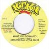 7inch Record CAPLETON, LITTLE CAPES - What You Gonna Do None Kickin Producti 2001 Jamaica Reggae, Ska & Dub Used