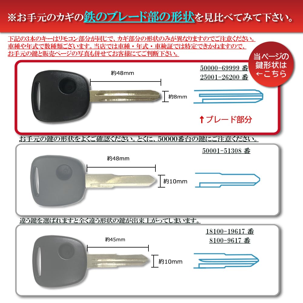 Пустой ключ для Suzuki Бесключевой Запасной Пульт ДУ Ключ Nissan Запасной KEY-036 Автомобили, Ключ с 1 кнопкой, Противоугонный ключ, Ключ, Mazda, Ключ,