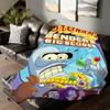 Приключенческое мультяшное одеяло F Futurama для дивана, офиса, кровати, самолета, путешествий, сна, чтения, отдыха, кемпинга. Мягкое и теплое