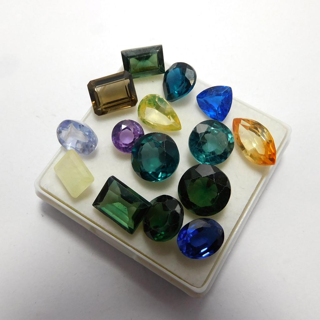 52.48 Ct Mix Color Natural Sapphire Loose Gemstone Mix Shapes Lot