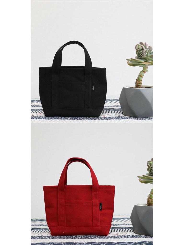 Холщовая литературная сумка-тоут - Новая японская и корейская стильная женская сумочка, Милый и повседневный держатель для мобильного телефона.