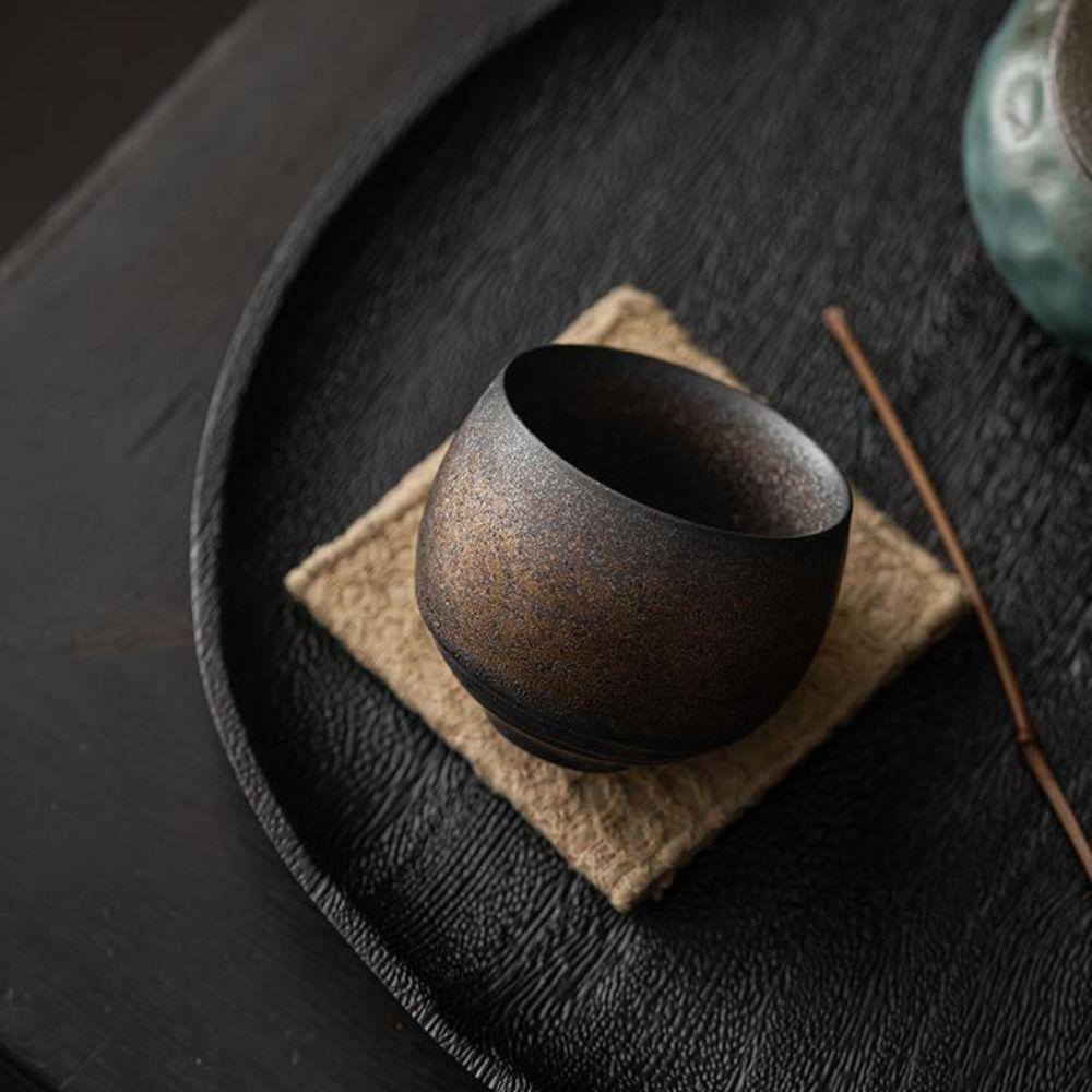 Чашка-мастер в древнем стиле, японская кофейная кружка, бытовая каменная чайная чашка, послеполуденный чай