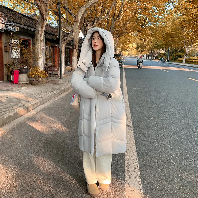 Autumn Winter Thicken Warm Parka Women Casual Sweety Solid Color Big Pocket Loose Hooded Coat Jackets Outwear