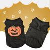 Домашний питомец Собака Кошка Тыква Хэллоуин Одежда Костюмы Собака Хлопковые Футболки Одежда для Щенков Хэллоуин Домашний питомец Костюм Тыквы Праздничный Декор для Домашних Животных