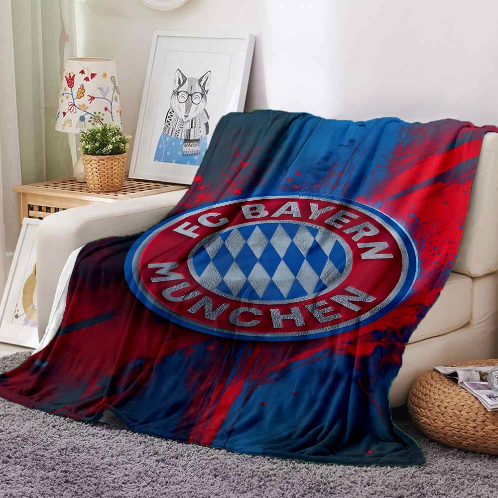 Bayern Munich Crest Art Blankets Flannel Printed Breathable Warm Throw Blanket for Home Office Bedspreads 0708a125