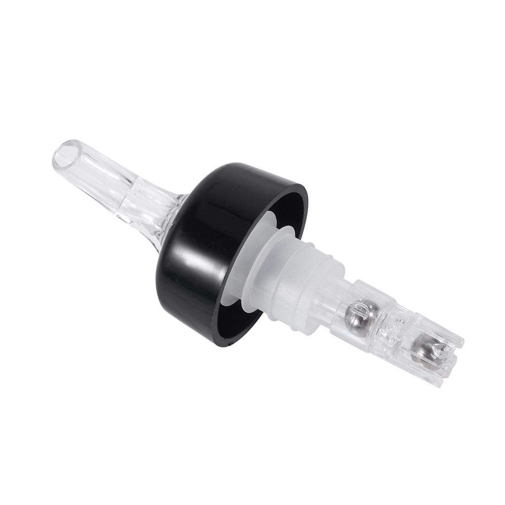 Plastic Measured Liquor Spirit Pourer Free Flow Wine Bottle Pour Spout Stopper Transparent