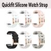 Силиконовый ремешок для часов Quickfit 20 мм для мужчин и женщин для часов Garmin Fenix 8-43 мм, аксессуары для смарт-часов, праздничный ремешок для часов