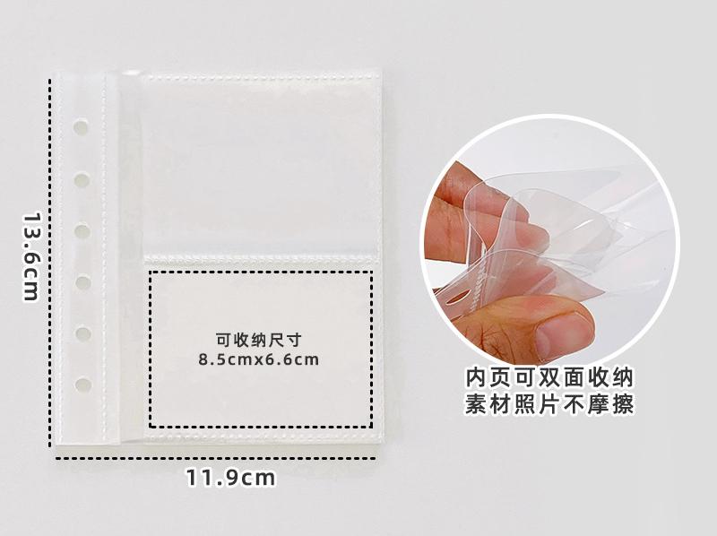 A7 Square Loose Leaf Notebook Refill Spiral Binder Inner Page Grid Blank Line Diary Agenda PlannerSchool Stationery