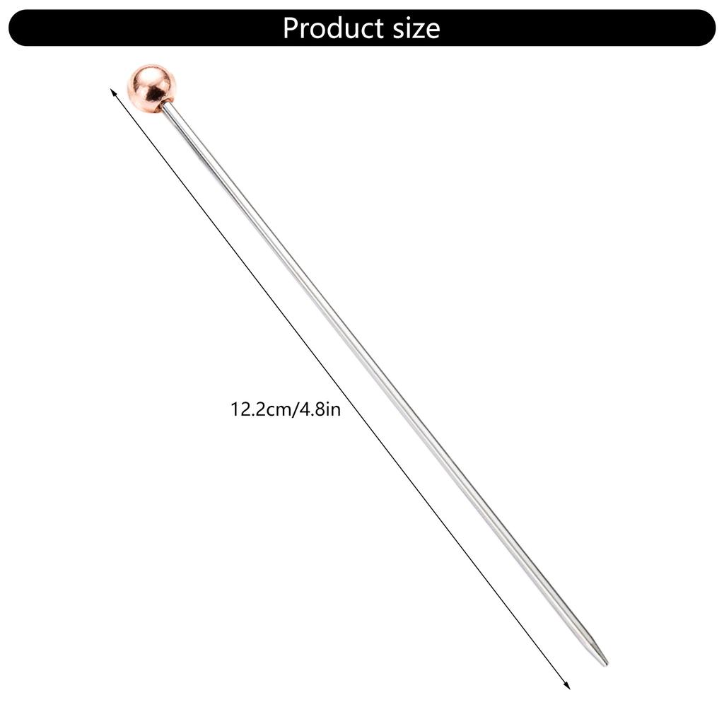 6 шт. палочки для теста из нержавеющей стали, практичные иглы для теста на торт, многоразовые иглы для тестирования тортов, инструменты для выпечки