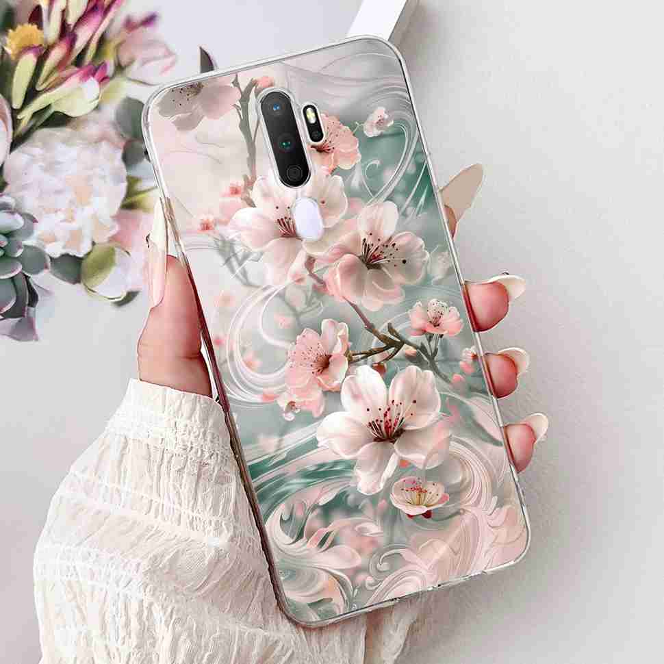 Чехол для Oppo A9 2020 CPH1937 Цветы Закат Мягкий Силикон ТПУ Чехол для Oppo A9 A 9 6.5" CPH1939 CPH1941 Корпус Телефона