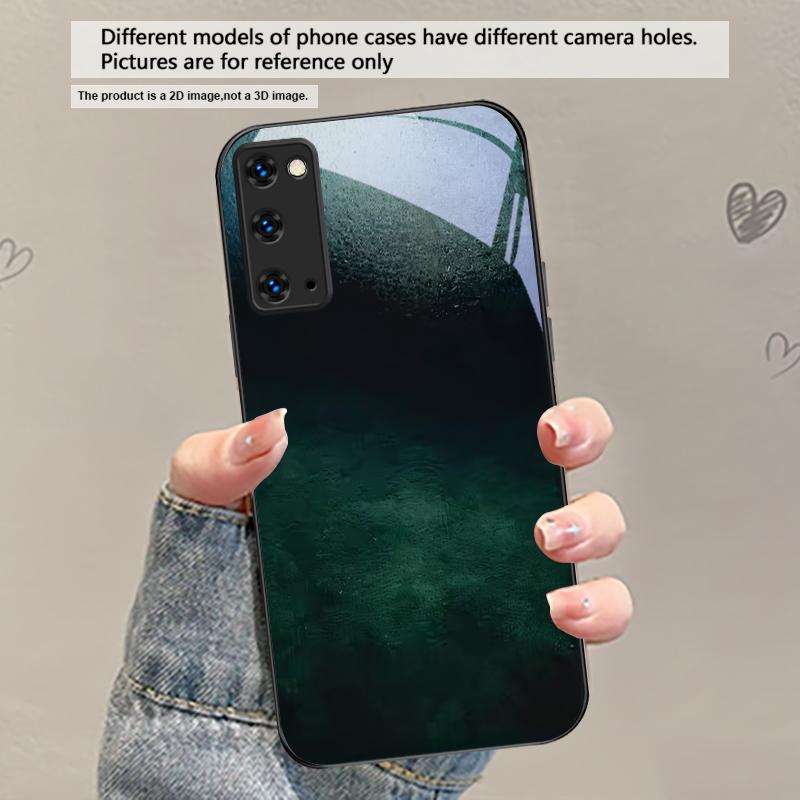 Текстура коры Для Samsung Galaxy S20 S21 S22 S23 Plus S24 FE S25 Ultra S26 Edge S25+ S20+ S22+ Черный Стеклянный Чехол для Телефона