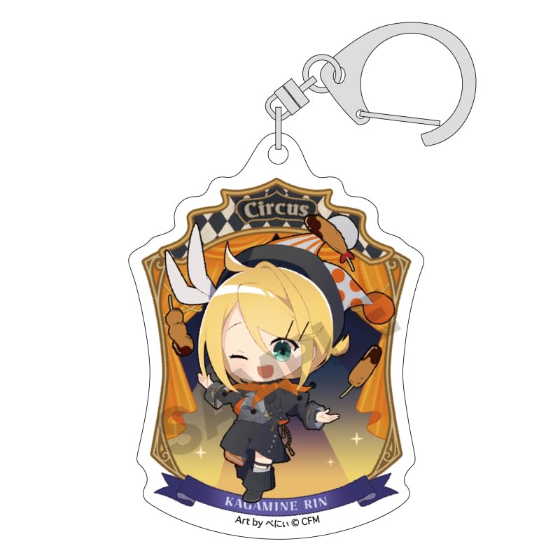 CRAX Hatsune Miku Trading акриловый брелок 1BOX Circus В71 x Ш52 x Г3 мм акрил прибл.