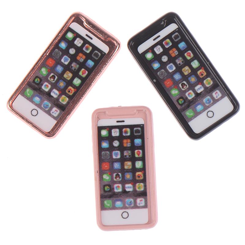 1 шт. портативные кухонные аксессуары для гостиной универсальный масштаб 1/12 телефон кукольный домик миниатюрная игрушка