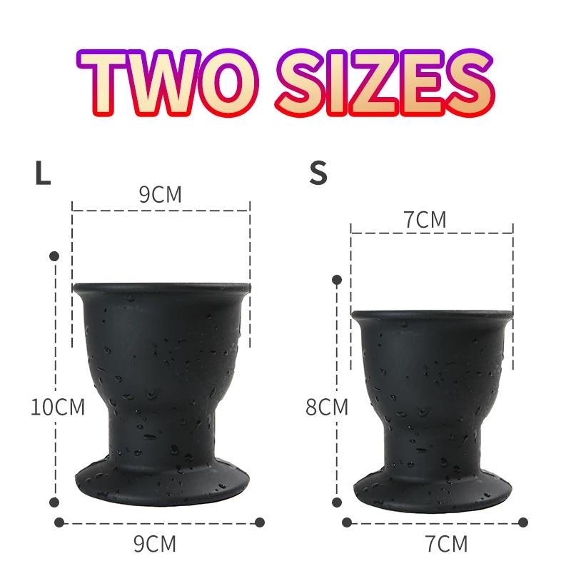 Prostate Massager Anal Tunnel Plug–Hollow Silicone Butt Expander with Graduated Sizes Reusable Anal Dilator for Men Women Adult