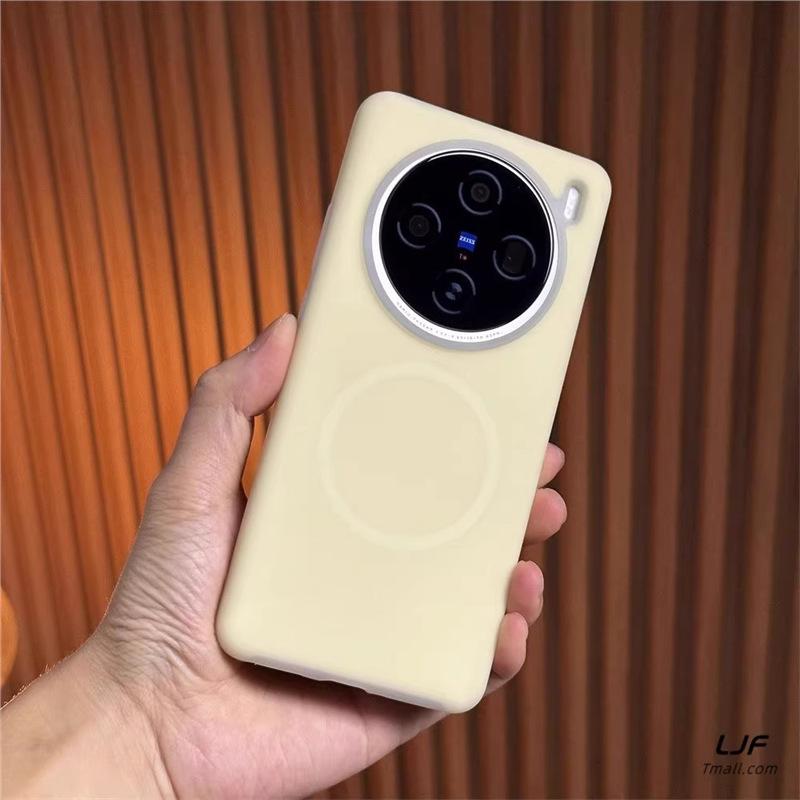 Ощущение желе подходит для чехла для мобильного телефона VIVOiQOONEO11, жидкий силикон, тонкое кольцо, магнитное крепление X300S, противоударная мягкая крышка.