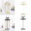 Metal Butterfly Jewellery Holder Display Stand with Tray Hanging Organizer Tower Rack Storage for Necklace Earrings