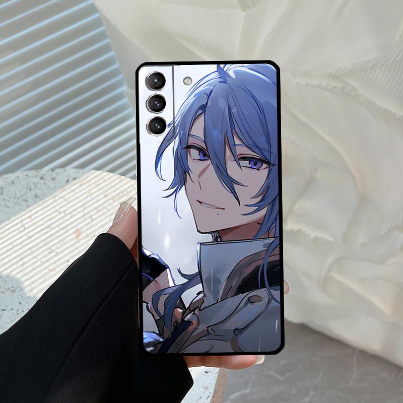 Kamisato Ayato Genshin Impact Funda For Samsung Galaxy S22 Ultra S21 FE S20 FE S8 S9 S10 Plus Note 10 20 S23 Ultra Case