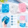 Cube Shape Squeeze Toy Translucence Decompression Toy Stress Relief Sensory Toy  Adult
