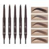 5 Colors Eyebrow Cosmetics Pencil Waterproof Double-headed Eyebrow Tattoo Natural Long Lasting Makeup Paint Eyebrow Pencil