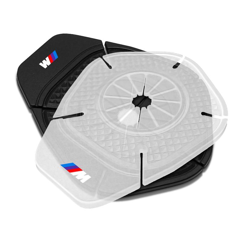 2Pcs M LOGO Badge Car Windshield Wiper Protective Cover Dust Wiper For BMW X7 X3 X4 X5 X6 3 4 5 6 7 Series Z4 M M3 M5 M6 E38 E39 E46 E53 E60 E61 E64