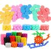 Snowflake Building Blocks Toys 100/200pcs Assembly Educational Toy Gift Children DIY Game Construction Kindergarten for Kids TMZ