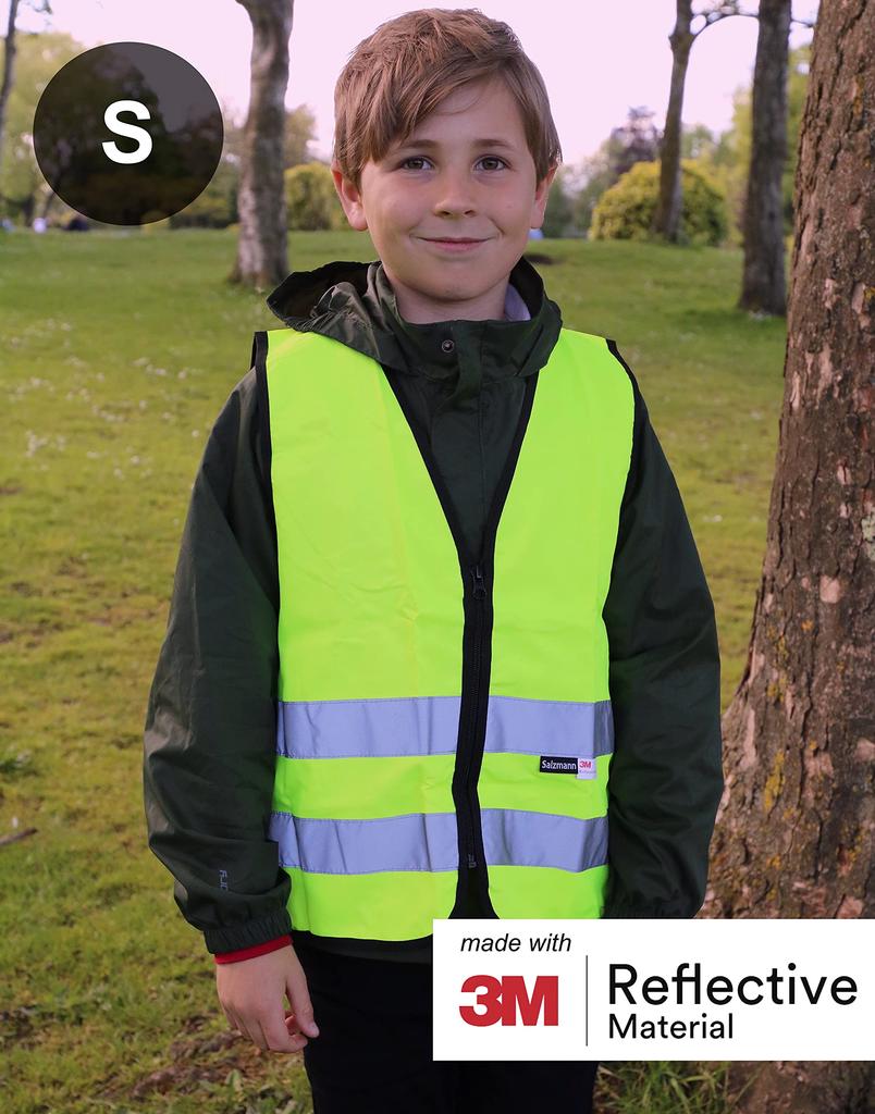 Salzmann Светоотражающий жилет для детей - использован светоотражающий материал 3M