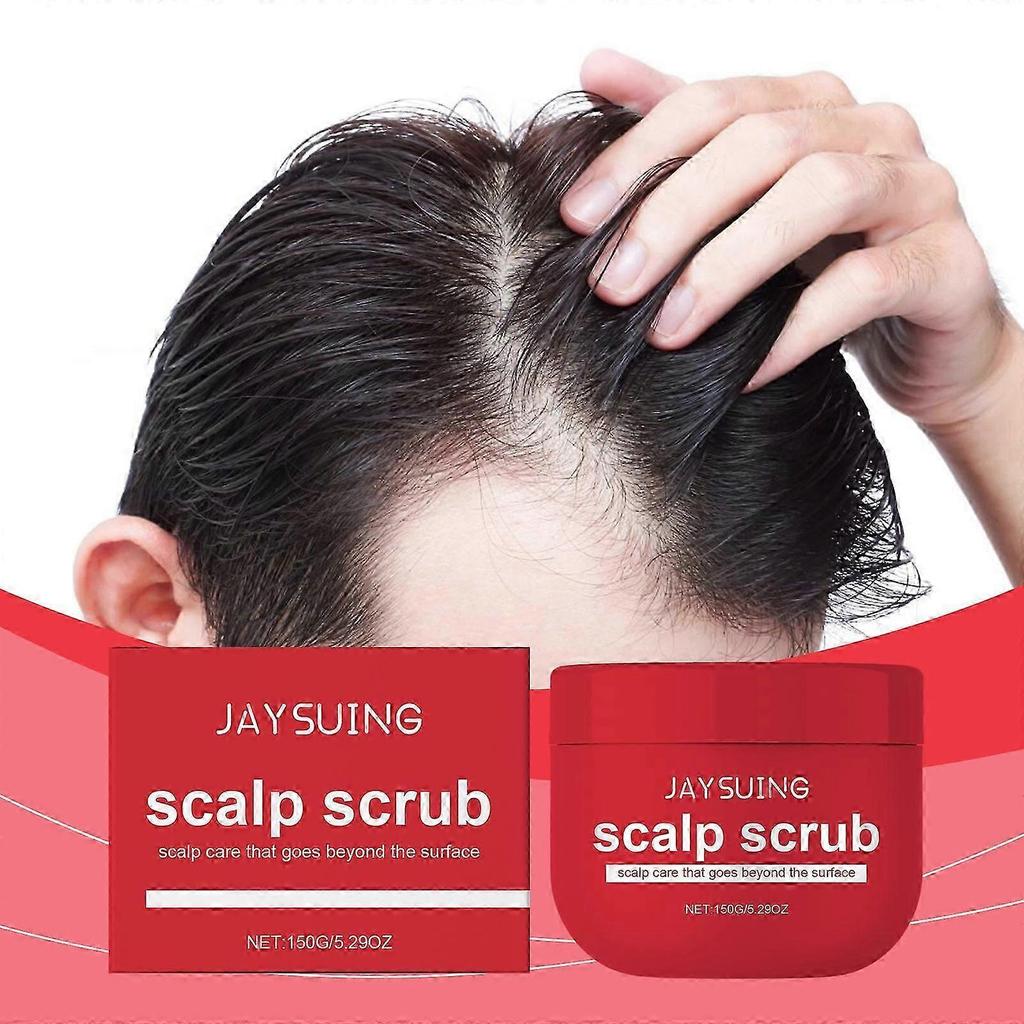 Jaysuing exfoliating shampoo Cleans hair, soothes scalp, moisturizes dry hair, smoothes hair