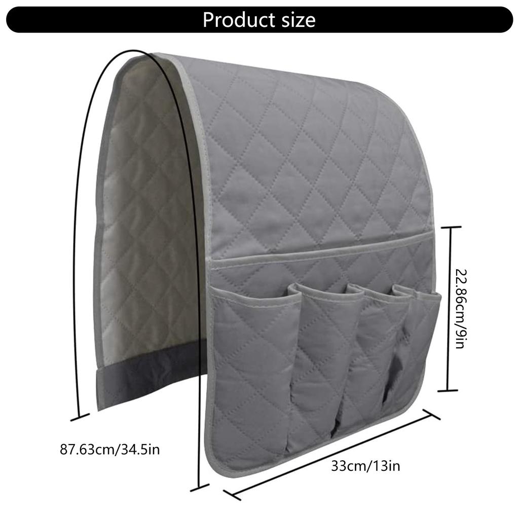 Универсальный войлочный органайзер для хранения, противоскользящий войлочный органайзер для дивана с множеством карманов для телефона, планшета и аксессуаров