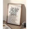 PosterArt PosterPoster FrameA4A3A2NordicWoodFlowerPlantStylishInteriorVas eWith Frame(A4 Poster Wood-style Frame) 027fr