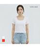 VANAKE Square Neck Short Sleeve T-Shirt_Vb36Tsm319Z
