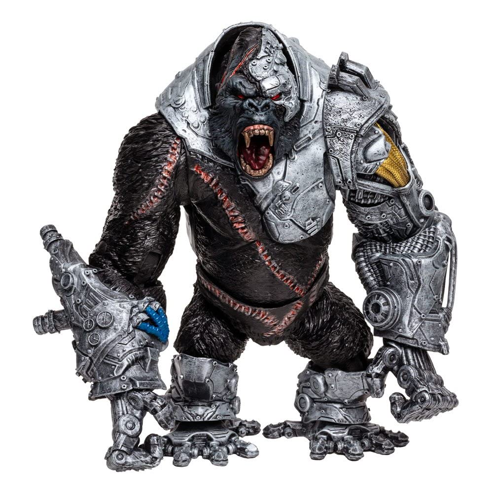 Spawn Saigor Mega Action Figure with base.
