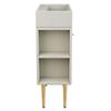 Bathroom Furniture Washbasin with Vanity Unit 55 cm, Vanity Unit, Small Guest Bathroom Furniture, White
