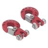 Upgrade Parts RC Car Tow Hook Trailer Chain Set for SCX10/D90/D110/TF2/TRX4 1/10 RC Crawler Truck