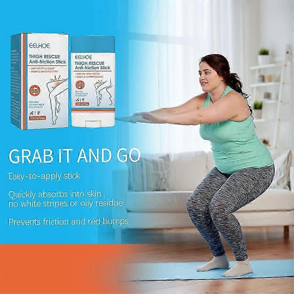 Thigh Rescue Anti Chafing Stick For Women And Men 23g Instant Friction Protection Long Lasting Comfort