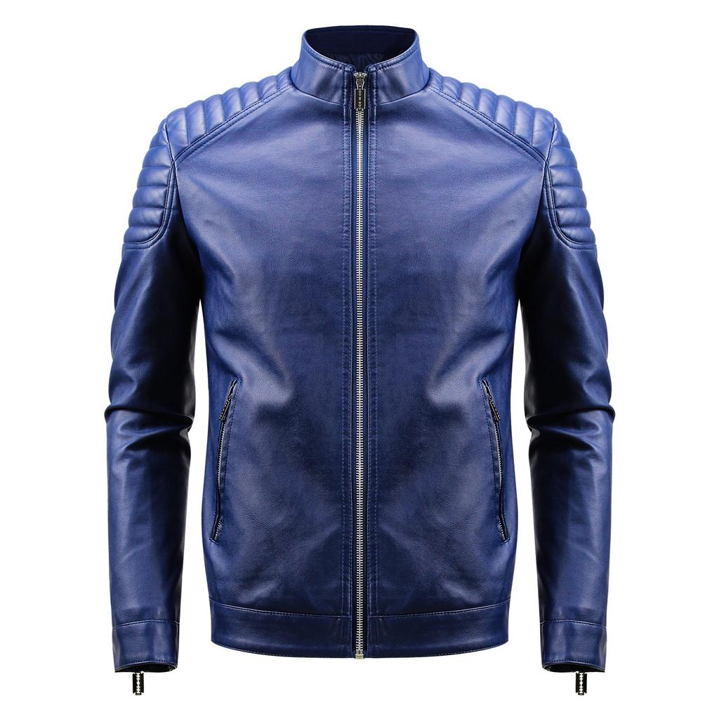 New Spring and Autumn Coat PU Leather Jacket Loose Trend Large Size Men's Leather Jacket