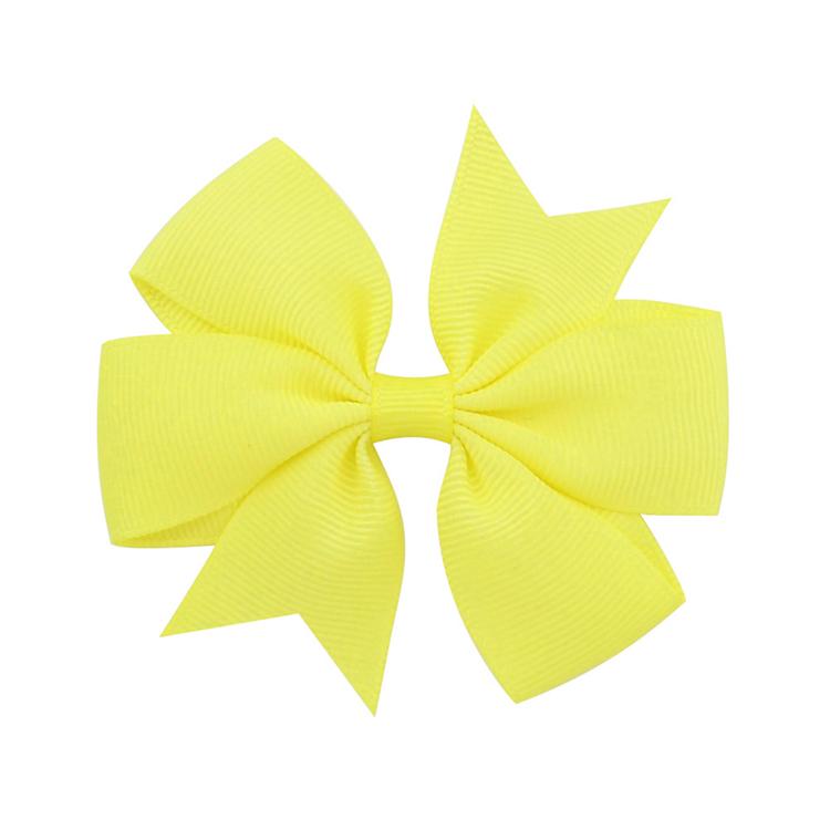 Hot Sale Solid Color Ribbon Fishtail Bow Hair Clip 40 Colors Children's Hair Clip Hair Accessories