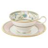 Noritake Чашка и блюдце Ёсино (Набор из двух меняющих цвет пар) (Для кофе и чая) 220 мл, Зеленый и Розовый, Костяной фарфор, Y6988/998307