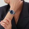 Tissot PR Женские часы с кварцевым механизмом, водозащитой 100 м, 34 мм, синим циферблатом, корпусом из нержавеющей стали T150.210.11.041.01
