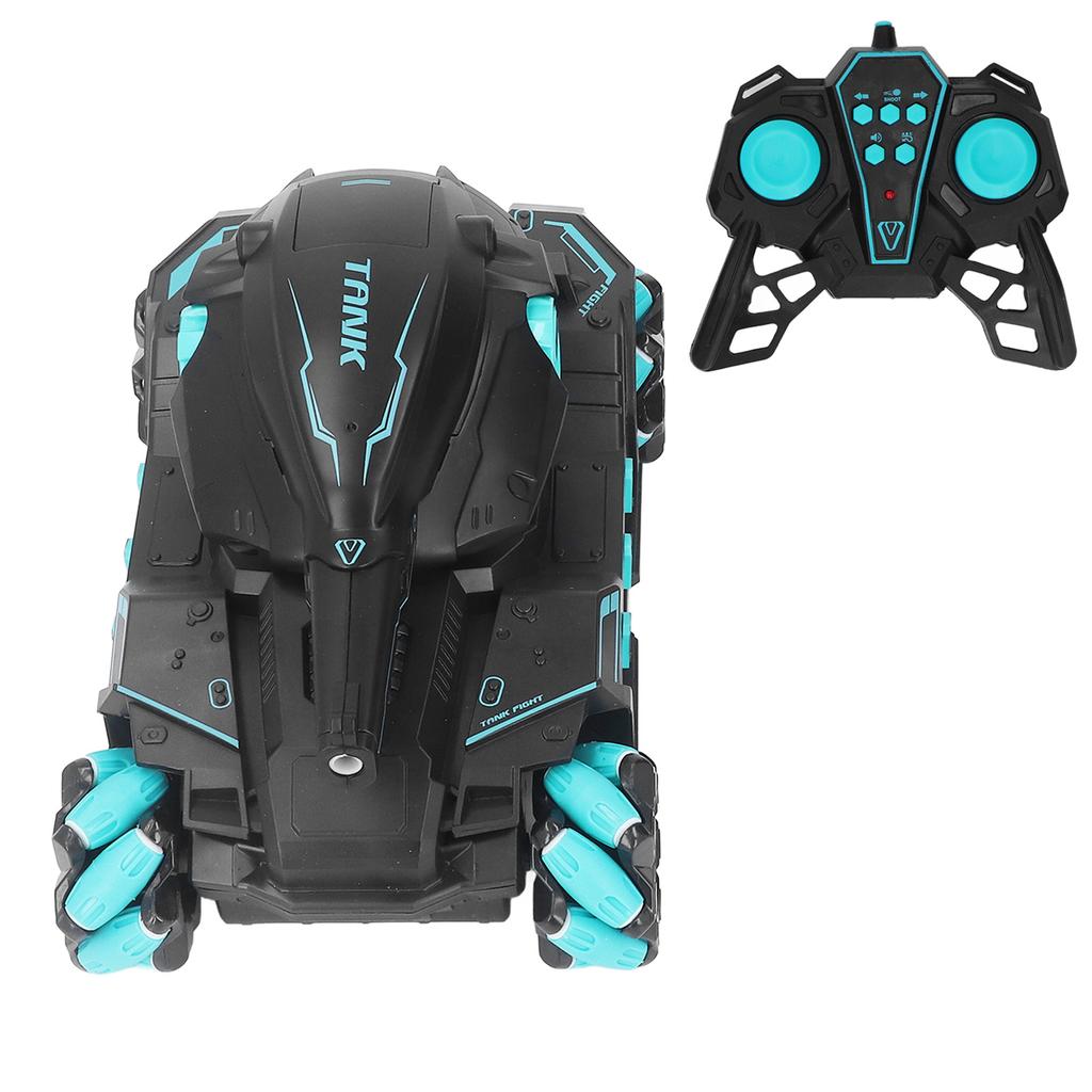 2.4Ghz RC Tank Car 1000 шт. Водяной шар, распыляющий вращающийся на 360 градусов игрушечный автомобиль с дистанционным управлением